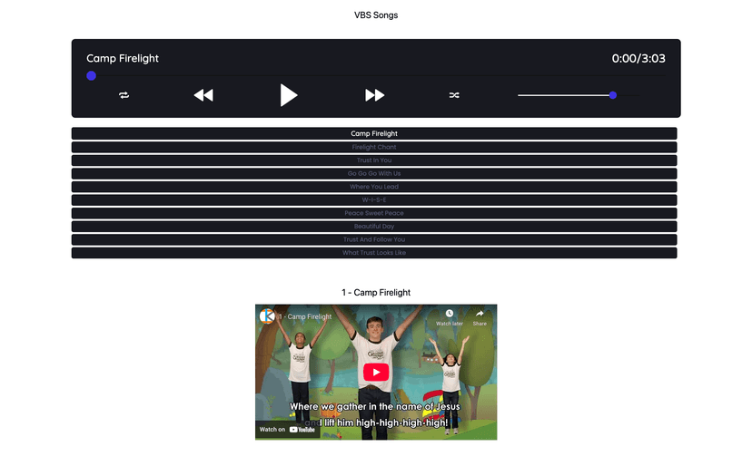 Online Music Player